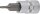 Bit-Einsatz | Antrieb Innenvierkant 6,3 mm (1/4") | Innensechskant mit Bohrung 2 mm