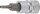 Bit-Einsatz | Antrieb Innenvierkant 6,3 mm (1/4") | Innensechskant mit Bohrung 2,5 mm