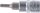 Bit-Einsatz | Antrieb Innenvierkant 6,3 mm (1/4") | Innensechskant mit Bohrung 3 mm