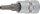 Bit-Einsatz | Antrieb Innenvierkant 6,3 mm (1/4") | Innensechskant mit Bohrung 4 mm