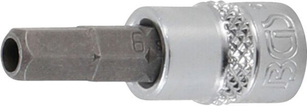 Bit-Einsatz | Antrieb Innenvierkant 6,3 mm (1/4") | Innensechskant mit Bohrung 6 mm