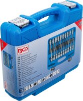 Bit-Einsatz-Satz | Antrieb Innenvierkant 12,5 mm (1/2") | Innensechskant, T-Profil (für Torx), Innenvielzahn (für XZN) mit Kugelkopf | 20-tlg.