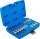 Bit-Einsatz-Satz | Antrieb Innenvierkant 6,3 mm (1/4") / 12,5 mm (1/2") | T-Profil (für Torx) mit Bohrung | 18-tlg.