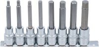 Bit-Einsatz-Satz | Antrieb Innenvierkant 12,5 mm (1/2") | Innensechskant 5 - 13 mm | 8-tlg.