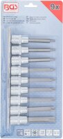 Bit-Einsatz-Satz | Antrieb Innenvierkant 12,5 mm (1/2") | T-Profil (für Torx) | 9-tlg.