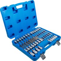 Bit-Einsatz-Satz | Antrieb Innenvierkant 12,5 mm (1/2") | Innensechskant | 30-tlg.