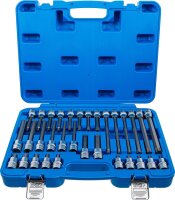 Bit-Einsatz-Satz | Antrieb Innenvierkant 12,5 mm (1/2") | T-Profil (für Torx) | 32-tlg.