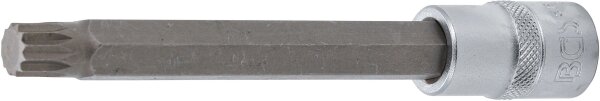 Bit-Einsatz | Länge 140 mm | Antrieb Innenvierkant 12,5 mm (1/2") | Innenvielzahn (für XZN) M12