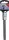 Bit-Einsatz | Länge 140 mm | Antrieb Innenvierkant 12,5 mm (1/2") | Innenvielzahn (für XZN) M12