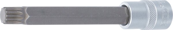 Bit-Einsatz | Länge 140 mm | Antrieb Innenvierkant 12,5 mm (1/2") | Innenvielzahn (für XZN) M14