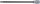 Bit-Einsatz | Länge 240 mm | Antrieb Innenvierkant 12,5 mm (1/2") | Keil-Profil (für RIBE) M7