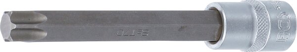 Bit-Einsatz | Länge 140 mm | Antrieb Innenvierkant 12,5 mm (1/2") | T-Profil (für Torx) T70