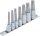 Bit-Einsatz-Satz | Antrieb Innenvierkant 10 mm (3/8") / 12,5 mm (1/2") | Keil-Profil (für RIBE) M6 - M14 | 7-tlg.