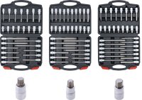 Bit-Einsatz-Sortiment | Antrieb Innenvierkant 12,5 mm (1/2") | 88-tlg.