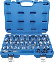 Bit-Einsatz-Satz | Antrieb Innenvierkant 12,5 mm (1/2"), Außensechskant 8 mm (5/16") | 49-tlg.