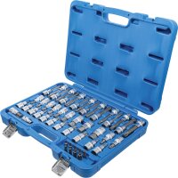 Bit-Einsatz-Satz | Antrieb Innenvierkant 12,5 mm (1/2"), Außensechskant 8 mm (5/16") | 49-tlg.