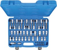 Bit-Einsatz-Satz | Antrieb Innenvierkant 12,5 mm (1/2"), Außensechskant 8 mm (5/16") | 49-tlg.