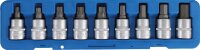 Bit-Einsatz-Satz | Antrieb Innenvierkant 20 mm (3/4") | Innensechskant, T-Profil (für Torx) | 9-tlg.