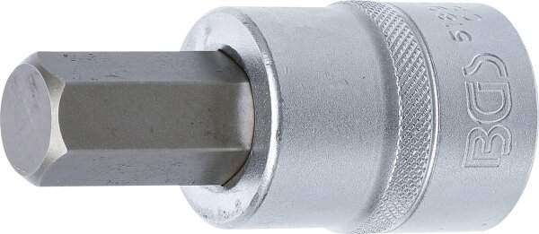 Bit-Einsatz | Antrieb Innenvierkant 20 mm (3/4") | Innensechskant 19 mm