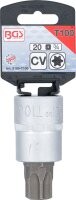 Bit-Einsatz | Antrieb Innenvierkant 20 mm (3/4") | T-Profil (für Torx) T100
