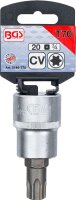 Bit-Einsatz | Antrieb Innenvierkant 20 mm (3/4") | T-Profil (für Torx) T70