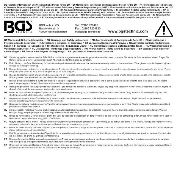 Bit-Einsatz | Antrieb Innenvierkant 20 mm (3/4") | T-Profil (für Torx) T90
