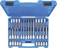 Bit-Einsatz-Satz | Antrieb Innenvierkant 12,5 mm (1/2") | TP-Profil (für Torx Plus) TP20 - TP70 | 32-tlg.