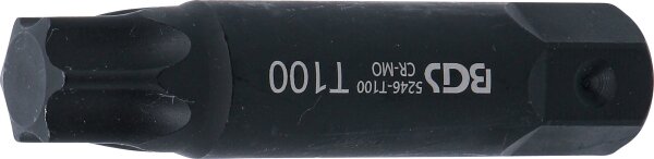 Bit | Länge 100 mm | Antrieb Außensechskant 22 mm | T-Profil (für Torx) T100