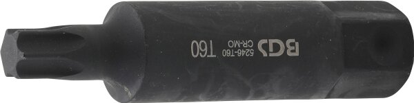 Bit | Länge 100 mm | Antrieb Außensechskant 22 mm | T-Profil (für Torx) T60