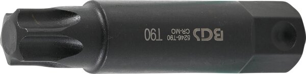 Bit | Länge 100 mm | Antrieb Außensechskant 22 mm | T-Profil (für Torx) T90