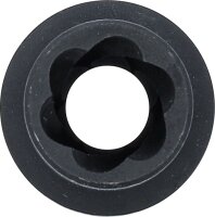 Spiral-Profil-Steckschlüssel-Einsatz / Schraubenausdreher | Antrieb Innenvierkant 12,5 mm (1/2") | SW 12 mm