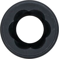 Spiral-Profil-Steckschlüssel-Einsatz / Schraubenausdreher | Antrieb Innenvierkant 12,5 mm (1/2") | SW 14 mm