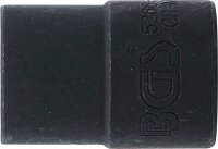 Spiral-Profil-Steckschlüssel-Einsatz / Schraubenausdreher | Antrieb Innenvierkant 12,5 mm (1/2") | SW 15 mm