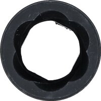 Spiral-Profil-Steckschlüssel-Einsatz / Schraubenausdreher | Antrieb Innenvierkant 12,5 mm (1/2") | SW 16 mm