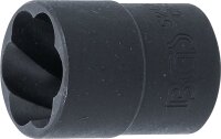 Spiral-Profil-Steckschlüssel-Einsatz / Schraubenausdreher | Antrieb Innenvierkant 12,5 mm (1/2") | SW 19 mm