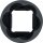 Spiral-Profil-Steckschlüssel-Einsatz / Schraubenausdreher | Antrieb Innenvierkant 12,5 mm (1/2") | SW 19 mm