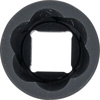 Spiral-Profil-Steckschlüssel-Einsatz / Schraubenausdreher | Antrieb Innenvierkant 12,5 mm (1/2") | SW 22 mm
