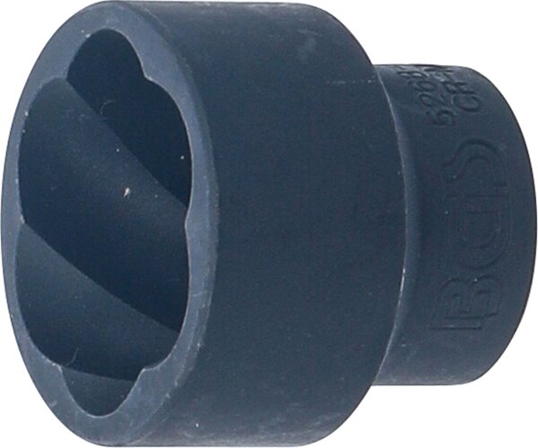 Spiral-Profil-Steckschlüssel-Einsatz / Schraubenausdreher | Antrieb Innenvierkant 12,5 mm (1/2") | SW 27 mm