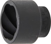 Spiral-Profil-Steckschlüssel-Einsatz / Schraubenausdreher | Antrieb Innenvierkant 12,5 mm (1/2") | SW 32 mm