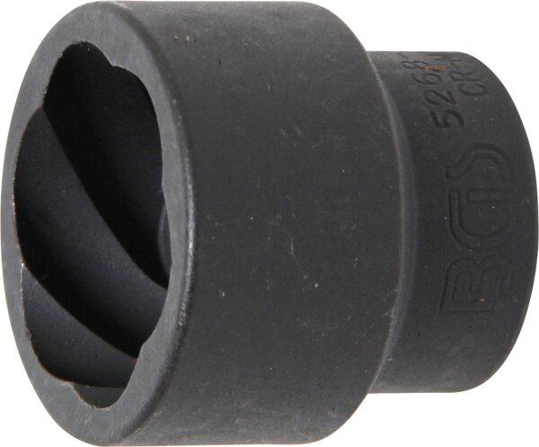 Spiral-Profil-Steckschlüssel-Einsatz / Schraubenausdreher | Antrieb Innenvierkant 20 mm (3/4") | SW 36 mm