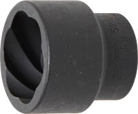 Spiral-Profil-Steckschlüssel-Einsatz / Schraubenausdreher | Antrieb Innenvierkant 20 mm (3/4") | SW 36 mm