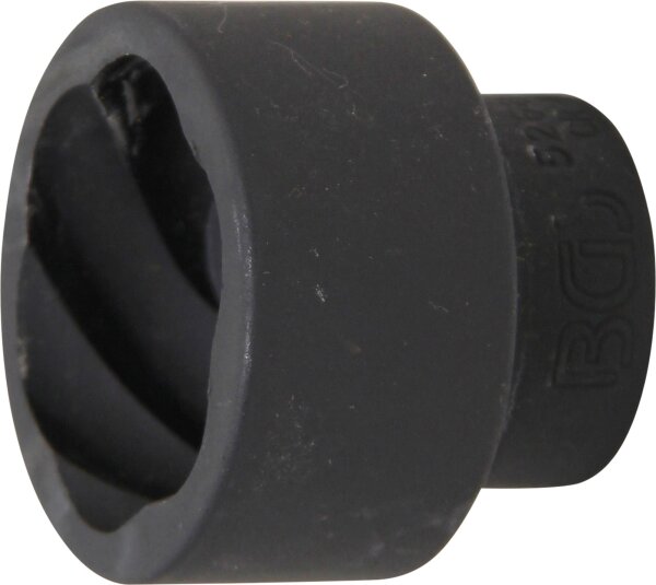 Spiral-Profil-Steckschlüssel-Einsatz / Schraubenausdreher | Antrieb Innenvierkant 20 mm (3/4") | SW 41 mm