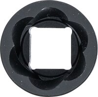 Spiral-Profil-Steckschlüssel-Einsatz / Schraubenausdreher | Antrieb Innenvierkant 12,5 mm (1/2") | SW 21 mm