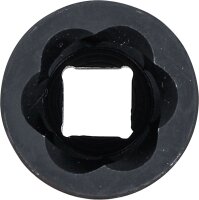 Spiral-Profil-Steckschlüssel-Einsatz / Schraubenausdreher | Antrieb Innenvierkant 10 mm (3/8") | SW 18 mm