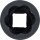 Spiral-Profil-Steckschlüssel-Einsatz / Schraubenausdreher | Antrieb Innenvierkant 10 mm (3/8") | SW 18 mm