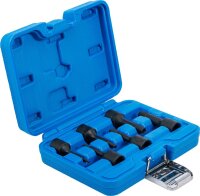 Spiral-Profil-Steckschlüssel-Satz / Schraubenausdreher | Antrieb Innenvierkant 10 mm (3/8") | 2 - 10 mm | 6-tlg.