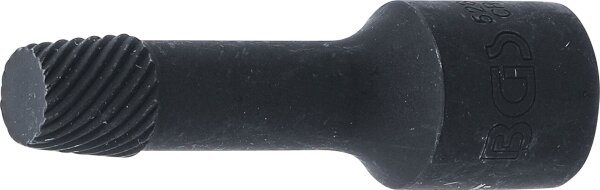 Spiral-Profil-Steckschlüssel-Einsatz / Schraubenausdreher | Antrieb Innenvierkant 10 mm (3/8") | 10 mm