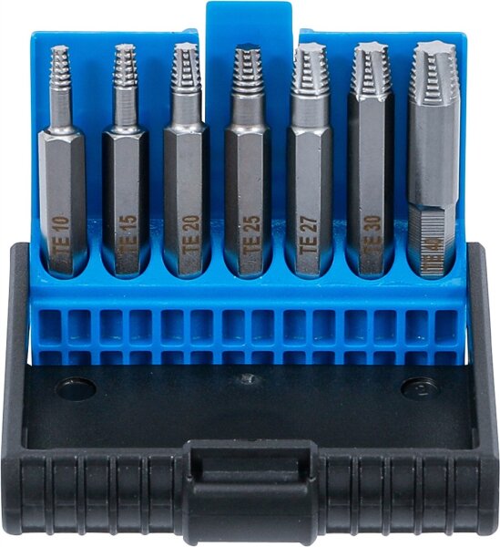 Schraubenausdreher-Satz | für defektes T-Profil (für Torx) T10 - T40 | 7-tlg.