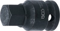 Kraft-Bit-Einsatz | Länge 42 mm | Antrieb Innenvierkant 12,5 mm (1/2") | Innensechskant 17 mm