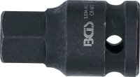 Kraft-Bit-Einsatz | Länge 42 mm | Antrieb Innenvierkant 12,5 mm (1/2") | Innensechskant 17 mm